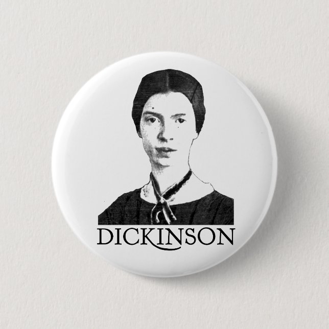 Emily Dickinson 6 Cm Round Badge (Front)