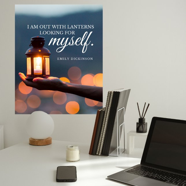 Emily Dickinson Inspirational Quote Typography Poster (Creator Uploaded)