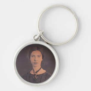 Emily Dickinson portrait Key Ring