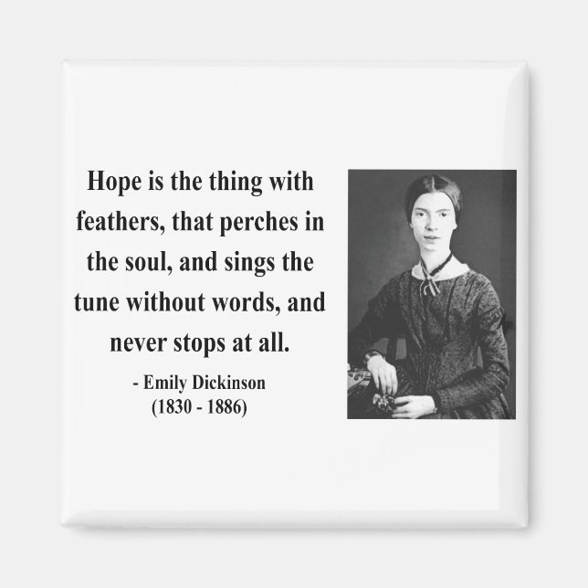 Emily Dickinson Quote 1b Magnet (Front)