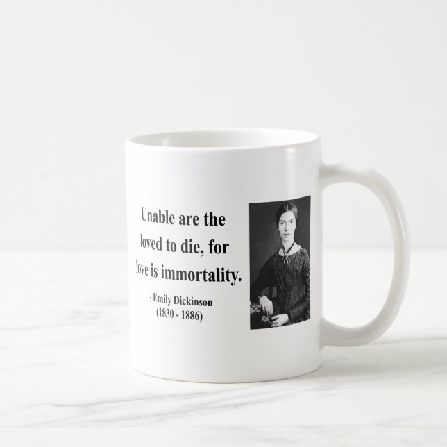 Emily Dickinson Quote 8b Coffee Mug (Right)