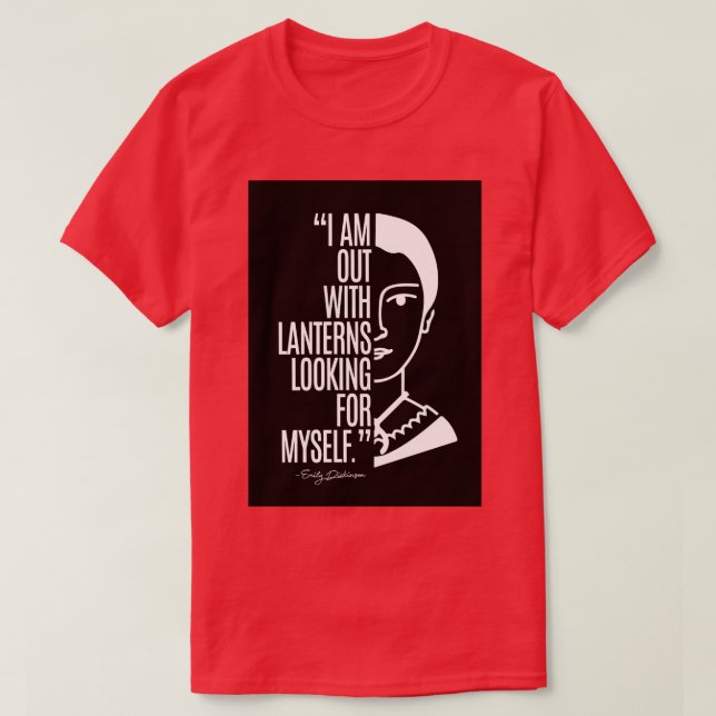 Emily Dickinson Quotes  T-Shirt (Design Front)