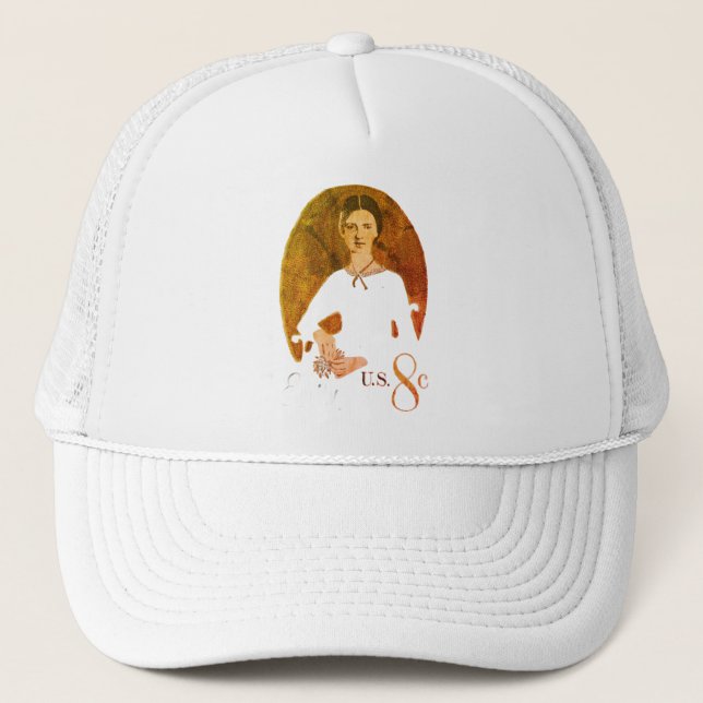 Emily Dickinson stamp  Trucker Hat (Front)