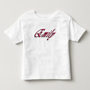Emily Girls Name Logo, Toddler T-Shirt