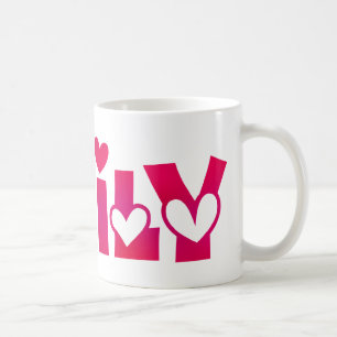 Emily in Hearts Coffee Mug