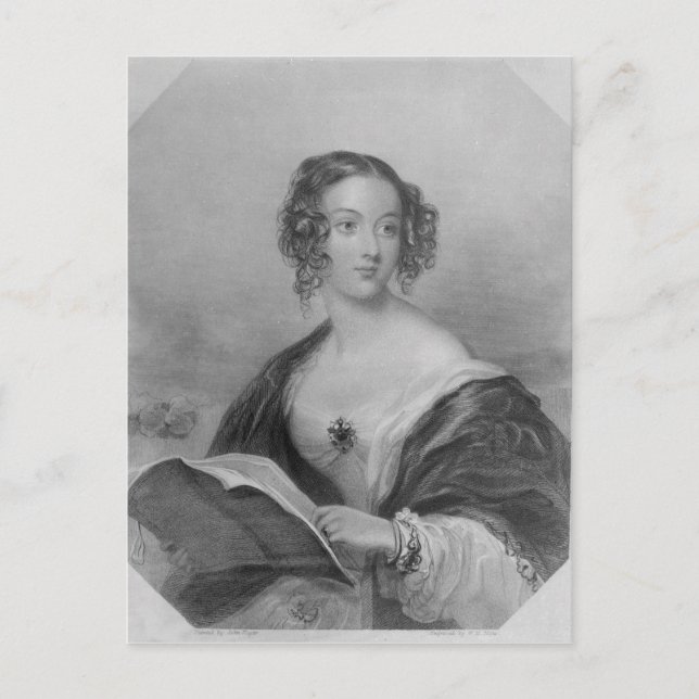 Emily Mary, Countess Cowper Postcard (Front)