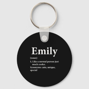 Emily Name Definition Funny D Key Ring