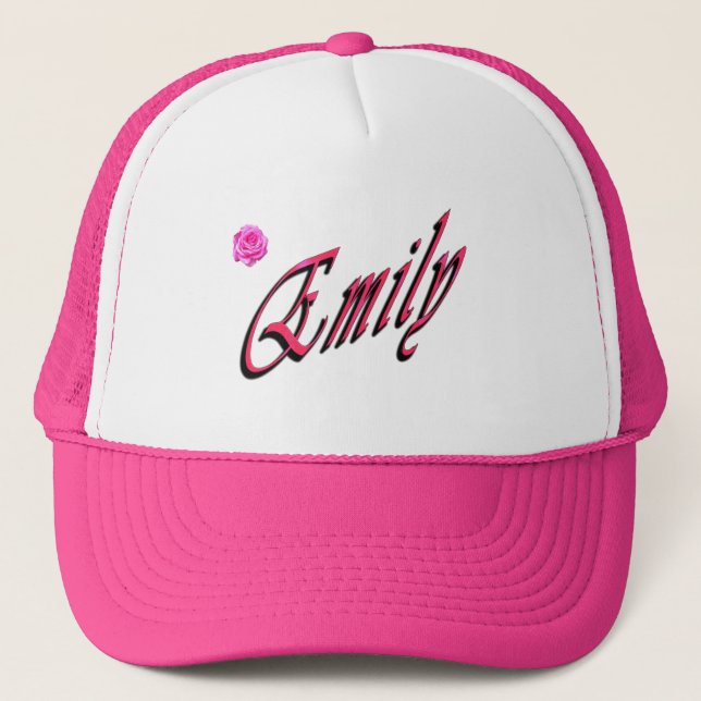 Emily, Name, Logo, Trucker Hat (Front)