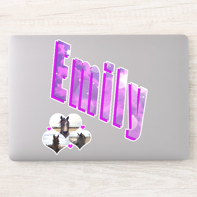 Emily Name With Horses, (Computer)