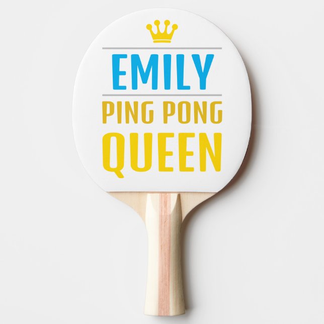 Emily Ping Pong Paddle (Front)
