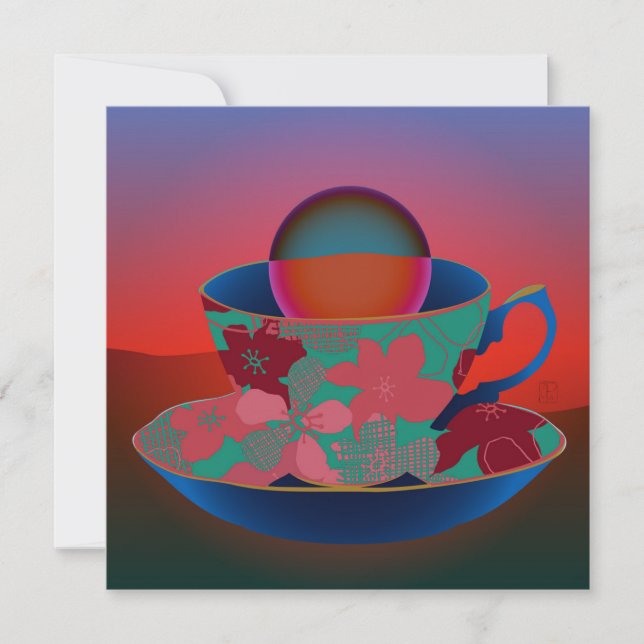 Emily Poetry Sunset Card (Front)