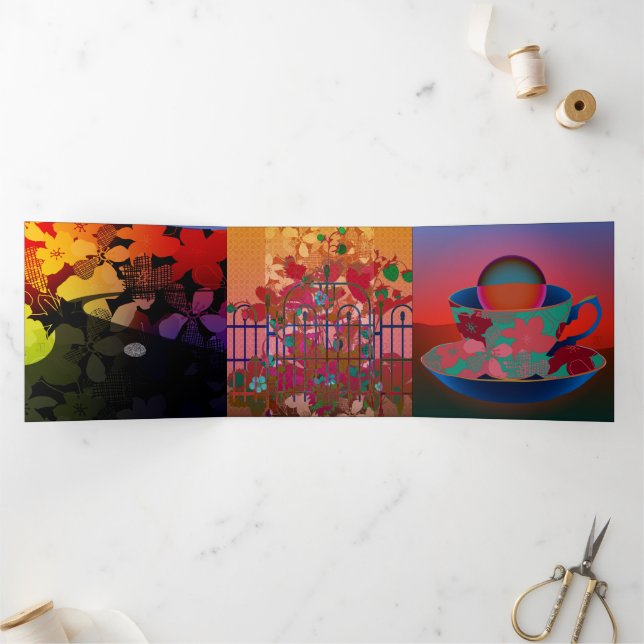 Emily Poetry Trifold Card (Inside)