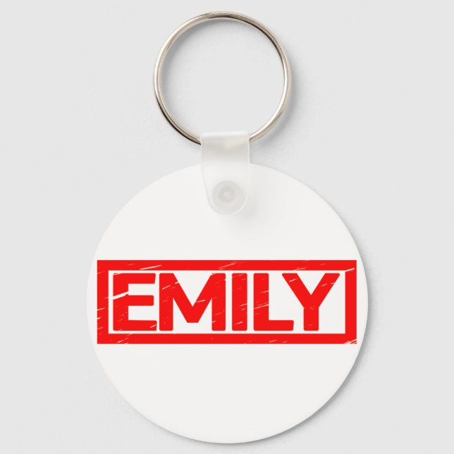 Emily Stamp Key Ring (Front)