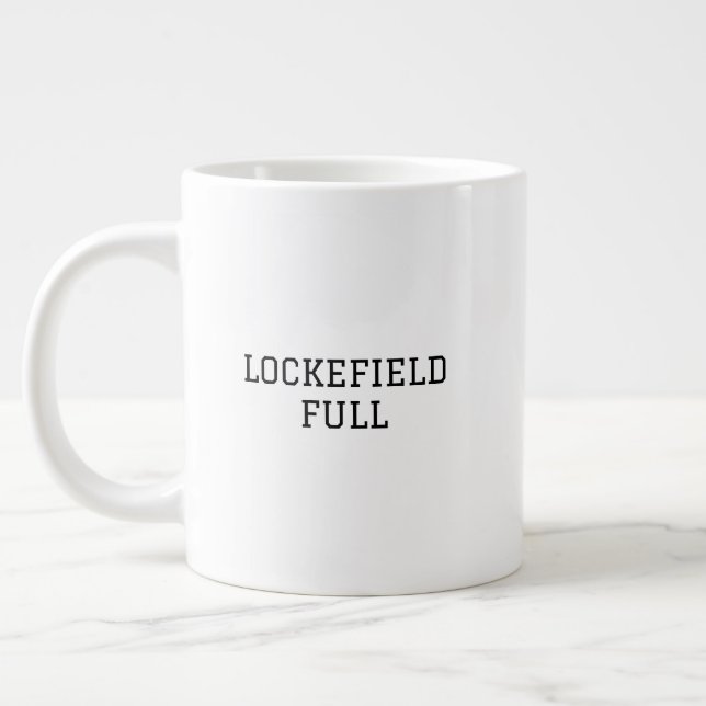 Emily Wachner Large Coffee Mug (Left)