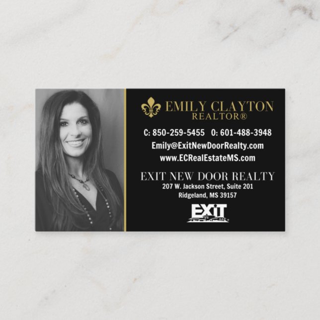 Emily's Business Cards (Not Editable) (Front)