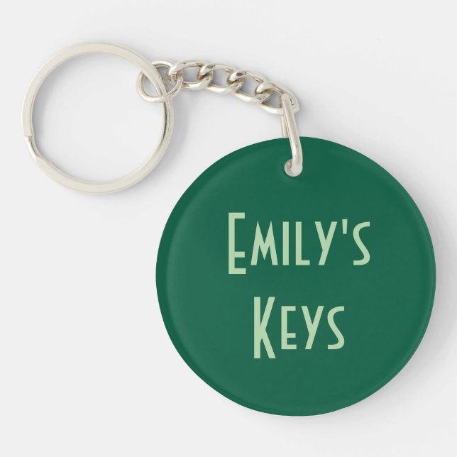 Emily's Keys Key Ring (Front)