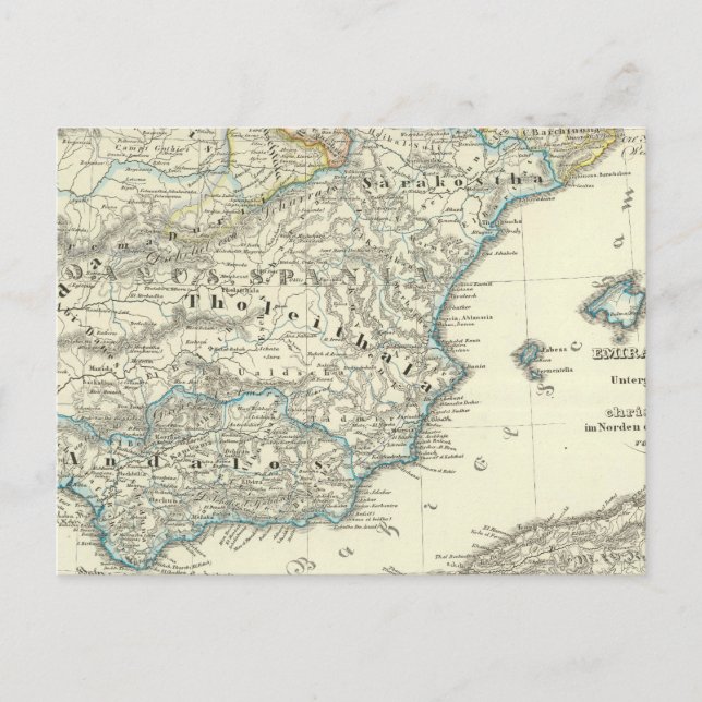 Emirate of Cordoba until the destruction Postcard (Front)