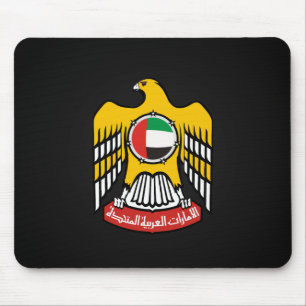 Emirati coat of arms mouse mat