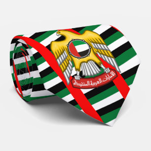 Emirati Flag & Emblem, United Arab Emirates Flag Tie