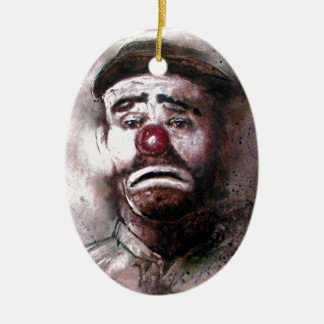 Emit Kelly Clown Art.jpg Ceramic Tree Decoration