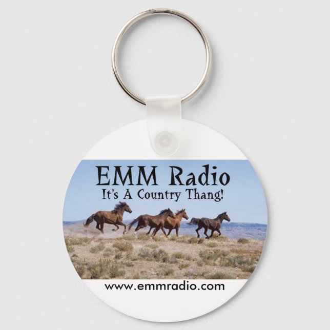 EMM Radio Keychain (Front)