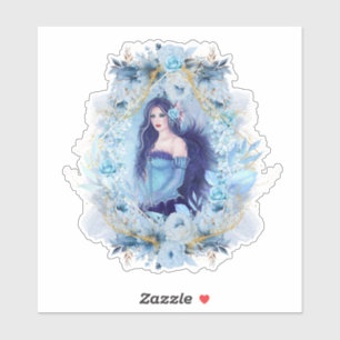 Emma angel with flowers