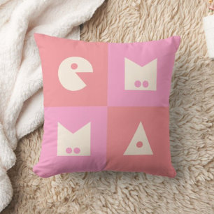 Emma birthday gift 4 letter name nursery cushion