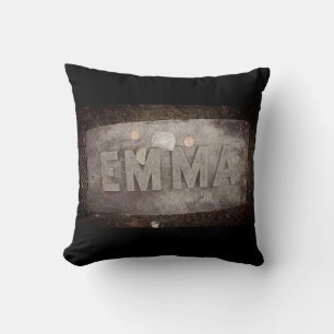 Emma Borden Grave Marker - Fall River, MA Cushion