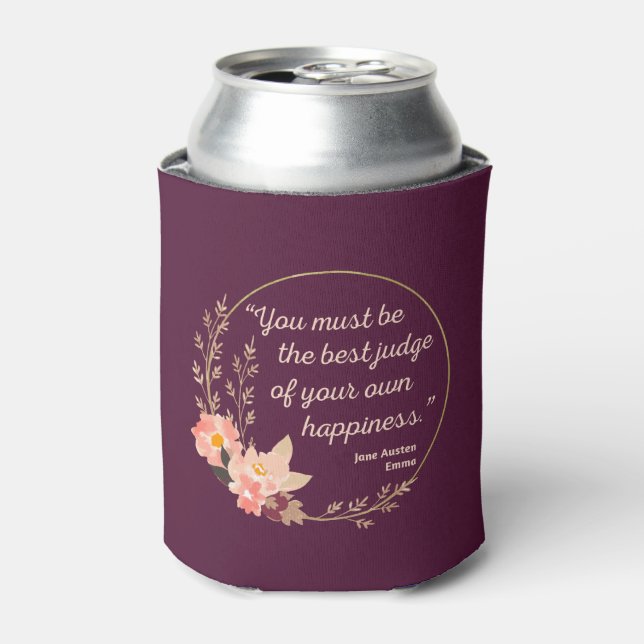 Emma By Jane Austen Quote I - Cute Style Can Cooler (Can Front)
