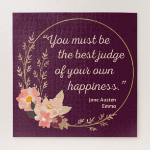 Emma By Jane Austen Quote I - Cute Style Jigsaw Puzzle