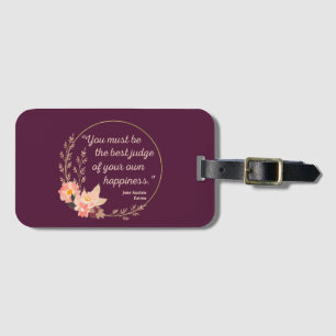 Emma By Jane Austen Quote I - Cute Style Luggage Tag