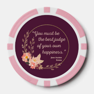 Emma By Jane Austen Quote I - Cute Style Poker Chips