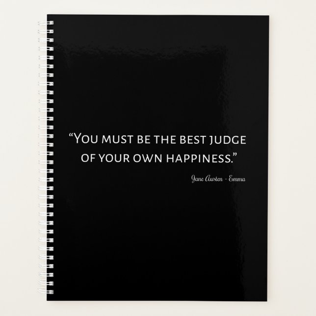 Emma By Jane Austen Quote I Planner (Front)