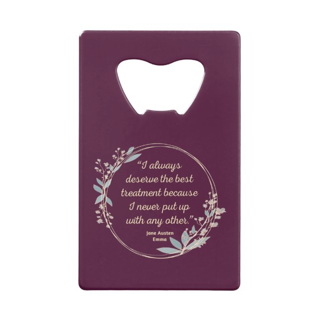 Emma By Jane Austen Quote II - Cute Style (Front)