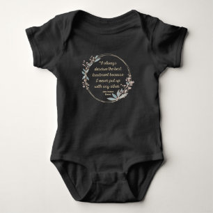Emma By Jane Austen Quote II - Cute Style Baby Bodysuit