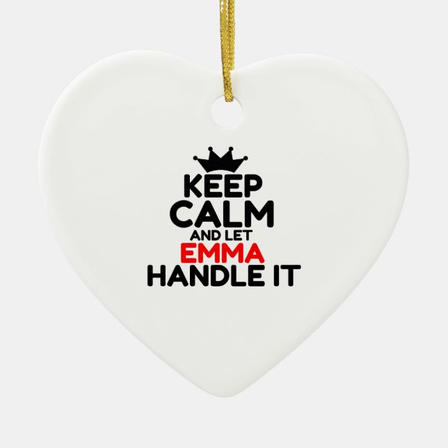 EMMA CERAMIC TREE DECORATION (Front)