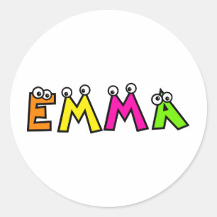 Emma Classic Round Sticker