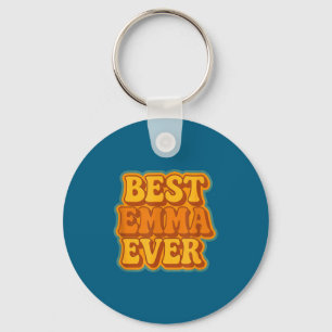Emma Ever Retro Quote Funny Vintage Style  Key Ring