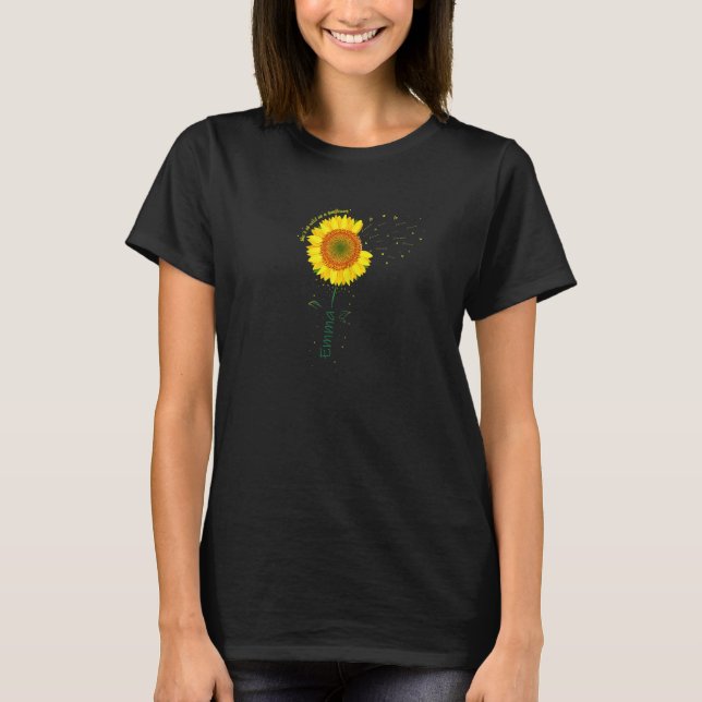 Emma   for women  girl  Emma Name Sunflower T-Shirt (Front)