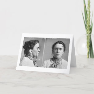 Emma Goldman - anarchist, 1911 Card