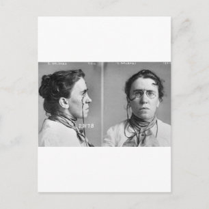 Emma Goldman - anarchist, 1911 Postcard