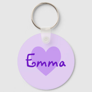 Emma in Purple Key Ring