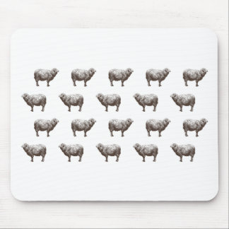 Emma Janeway Sheep Mouse Mat