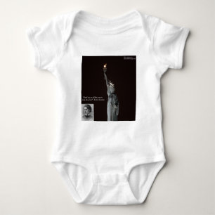 Emma Lazarus & Statue Of Liberty Gifts & Cards Baby Bodysuit