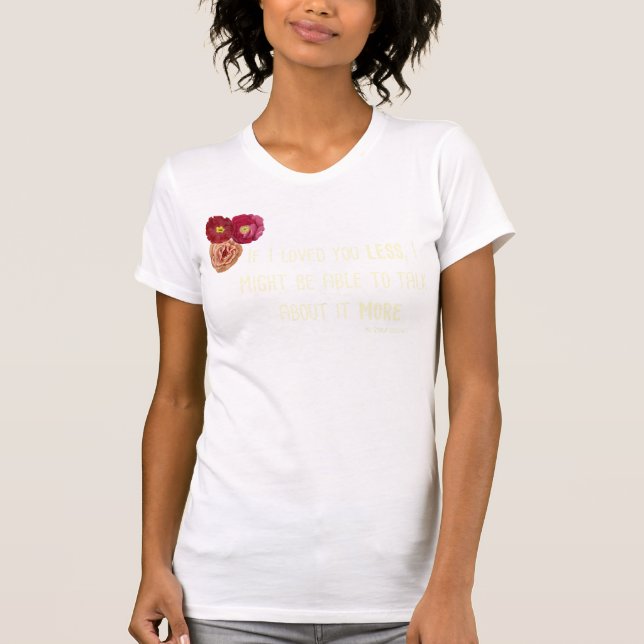 Emma "Loved" Ladies'Floral Tee LS (Front)