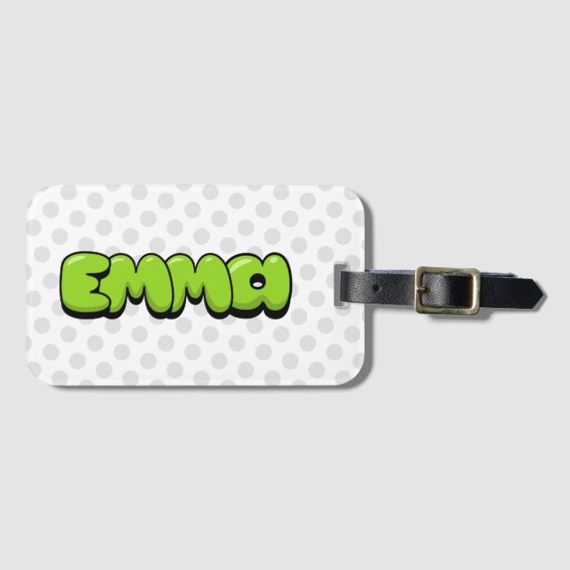 Emma Luggage Tag (Front Horizontal)