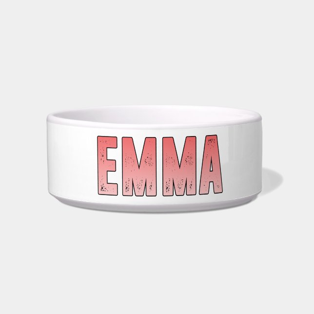 Emma name bowl (Front)