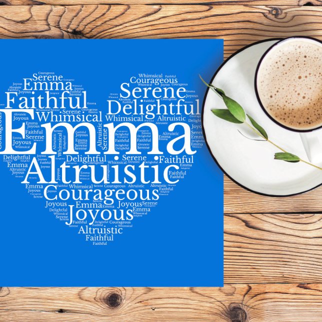 Emma Name Cloud Customisable Poster (Creator Uploaded)
