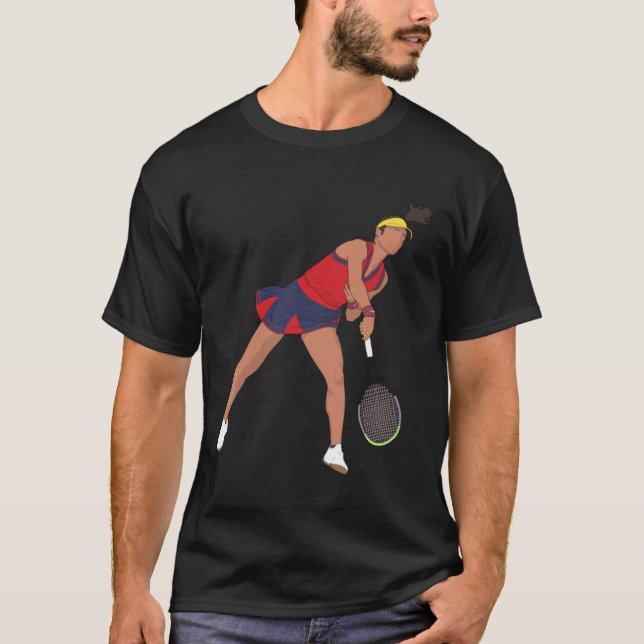 Emma Raducanu Tennis Player T-Shirt (Front)