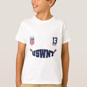 Emma Sears 13 White Uswnt Officially Licensed T-Shirt